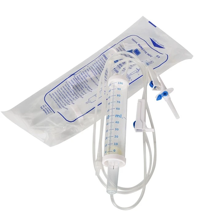 Medical Grade Disposable Infusion Set With Burette suppliers